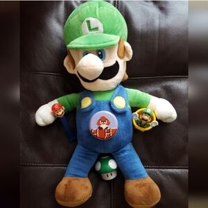 Super Mario Bros Luigi Plush and Collectibles - Nintendo